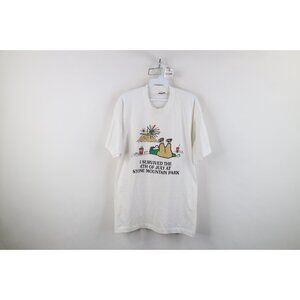 Vtg 80s 90s Mens XL Fireworks Stone Mountain Park Utah Short Sleeve T-Shirt USA
